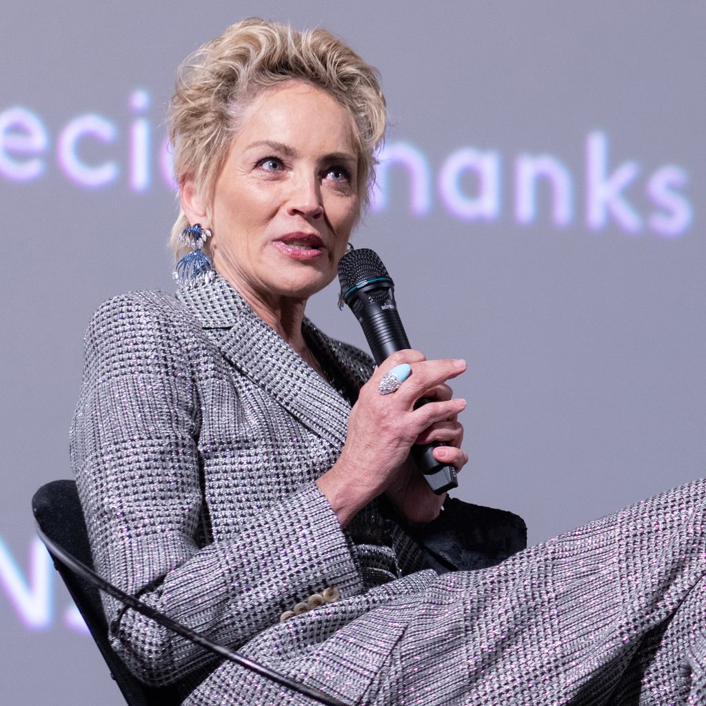 Sharon Stone auf einem Event im Jahr 2021