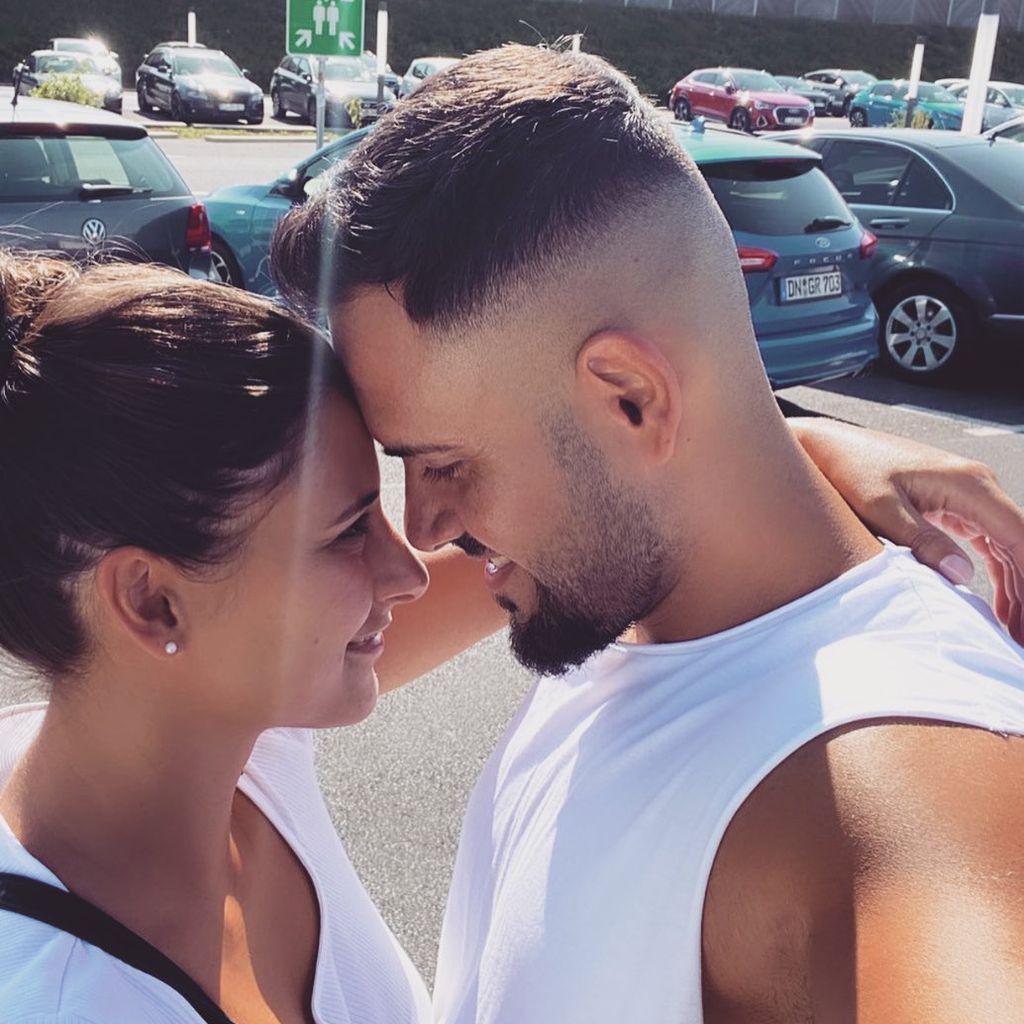 Sharon Trovato mit ihrem Freund