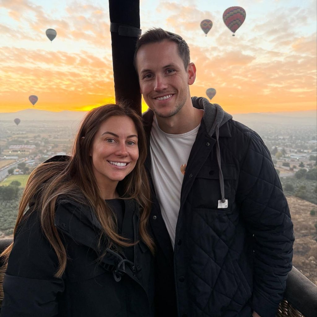 Shawn Johnson und Andrew East im Dezember 2024