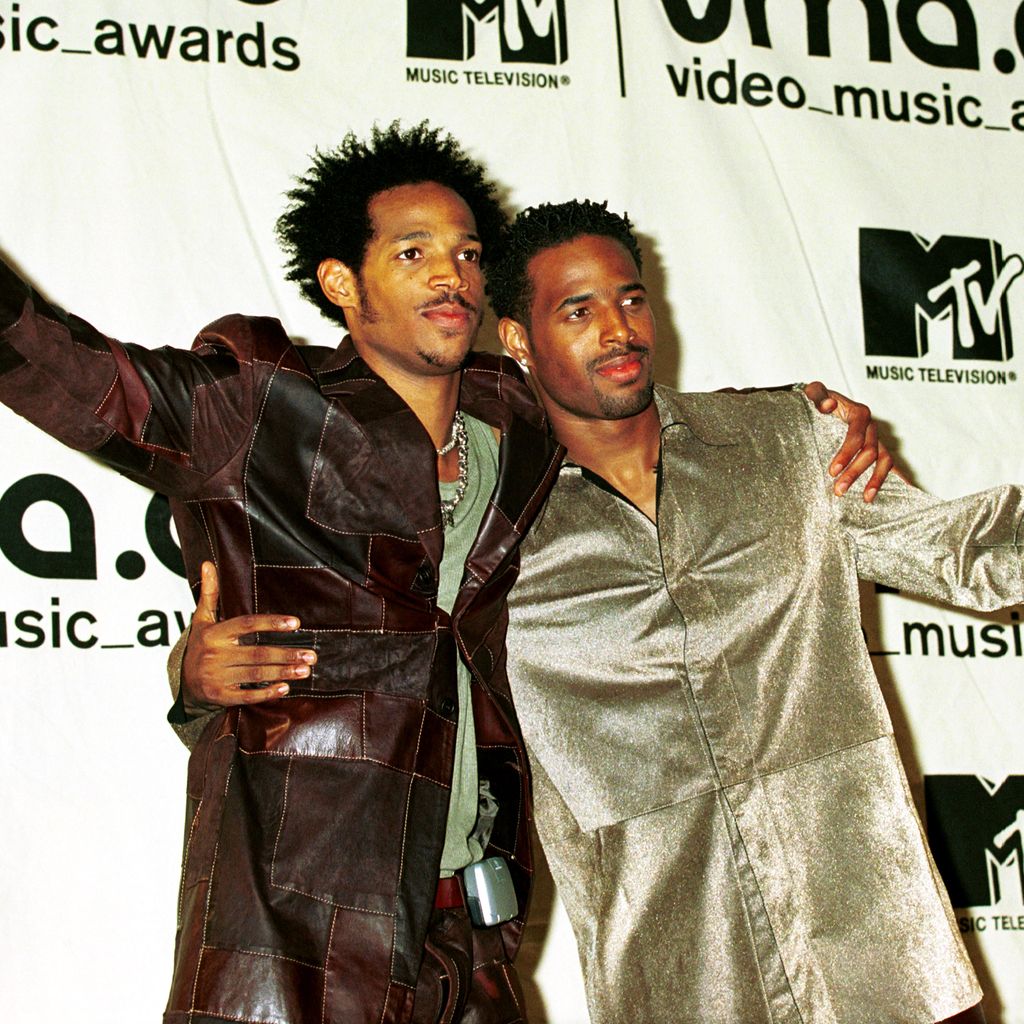 Shawn Wayans und Marlon Wayans bei den "MTV Video Music Awards" in New York im Jahr 2000