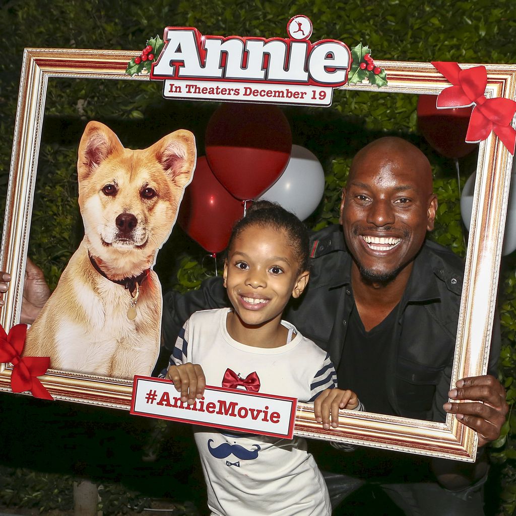 Shayla Somer Gibson und Tyrese Gibson bei ihrer "Annie"-Filmvorführung für Familie und Freunde