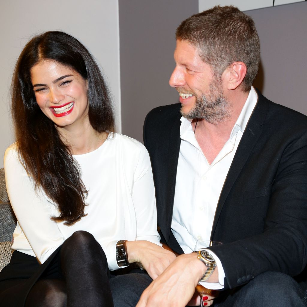 Shermine Sharivar mit Markus Klosseck auf der "eBay Pop-up-Store"-Eröffnung 2012 in Berlin