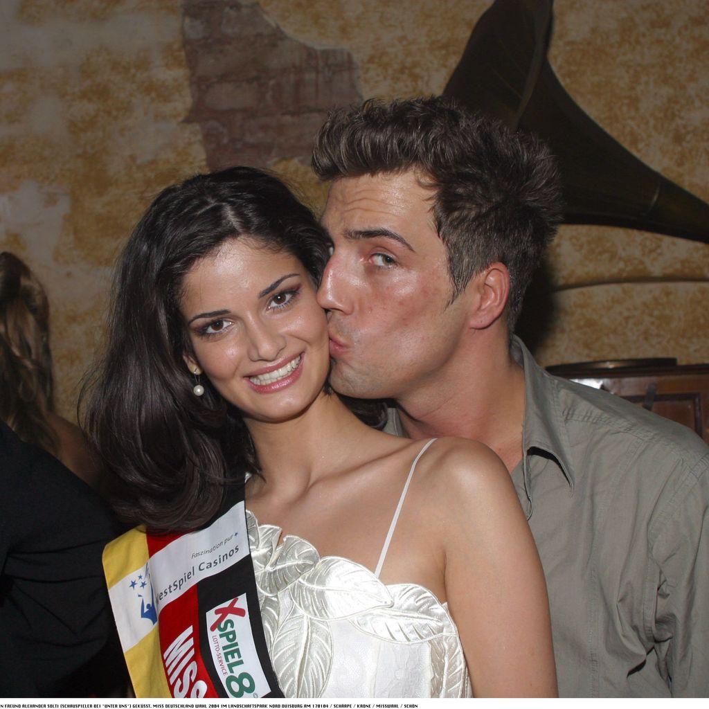Shermine Sharivar und Alexander Sholti auf der "Miss Deutschland Wahl 2014" in Duisburg