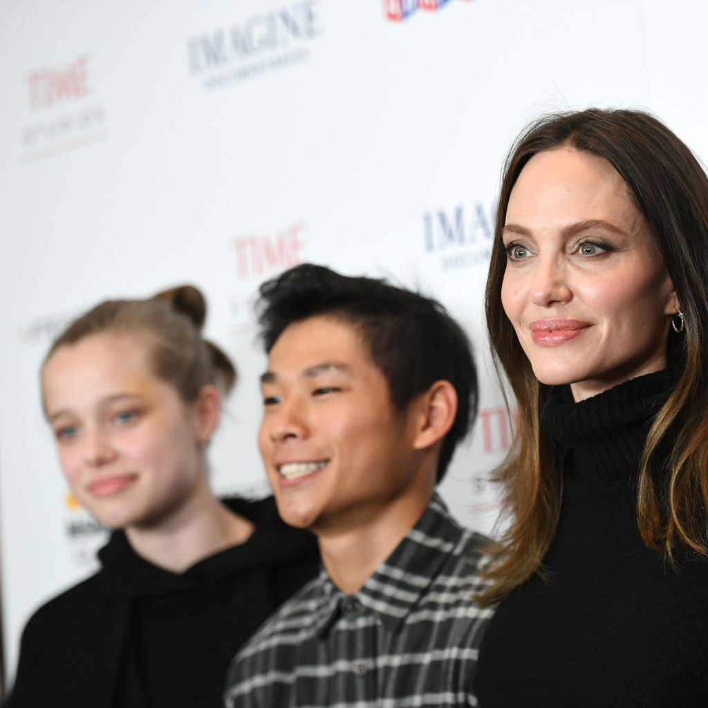 Shiloh Jolie-Pitt, Pax Thien Jolie-Pitt und Angelina Jolie