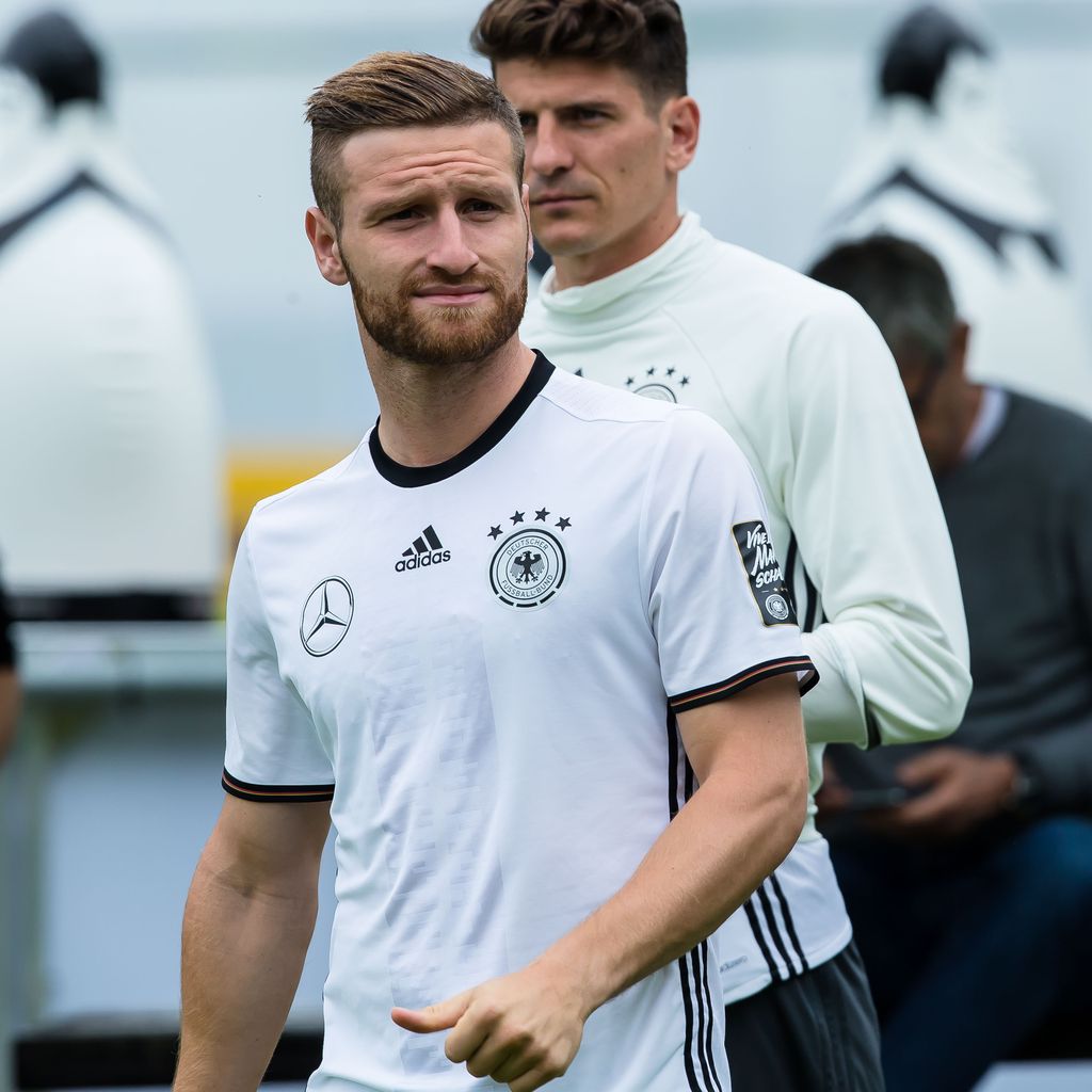 Shkodran Mustafi beim Training der DFB-Elf