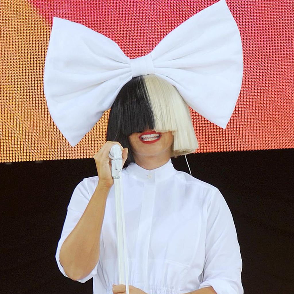 Sia bei ihrem Auftritt bei den Good Morning America Summer Concert Series in New York
