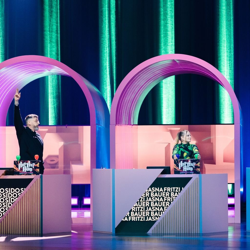 Sido, Jasna Fritzi Bauer und Bill Kaulitz bei "Wer stiehlt mir die Show?"