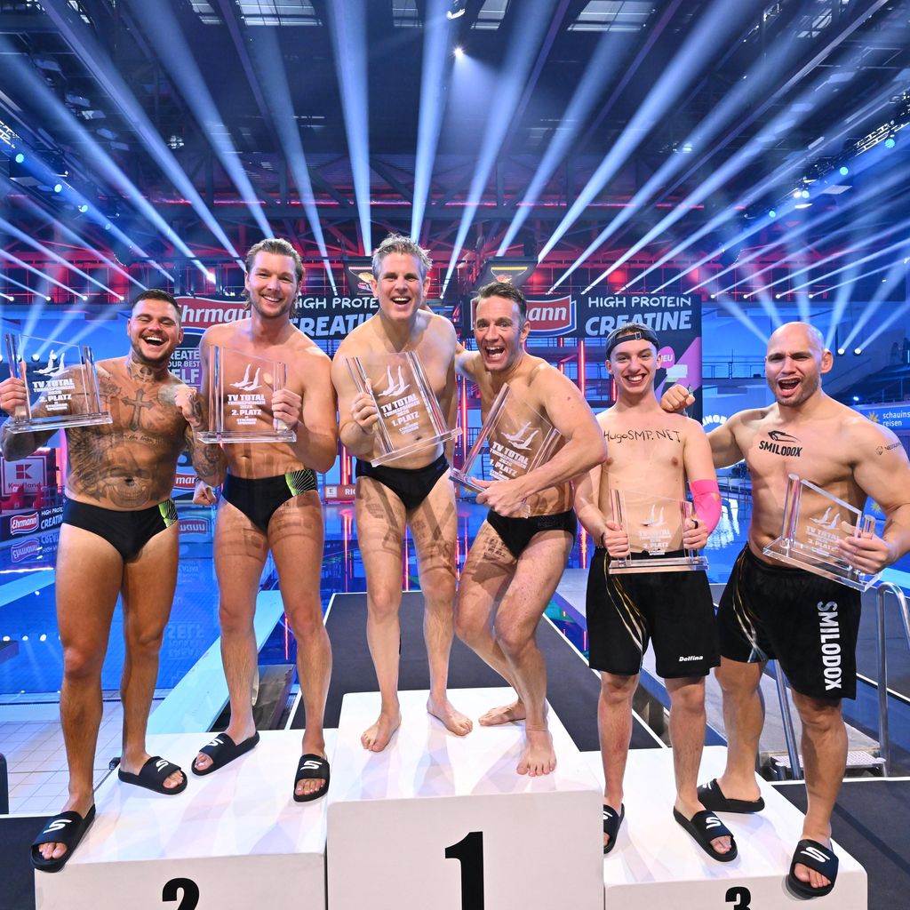 Sieger im Synchronspringen beim "TV Total Turmspringen" 2026