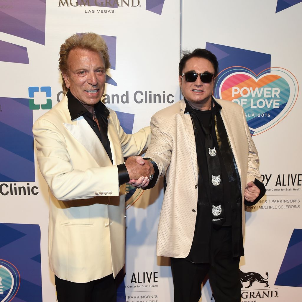 Siegfried Fischbacher und Roy Horn im Juni 2015 in Las Vegas