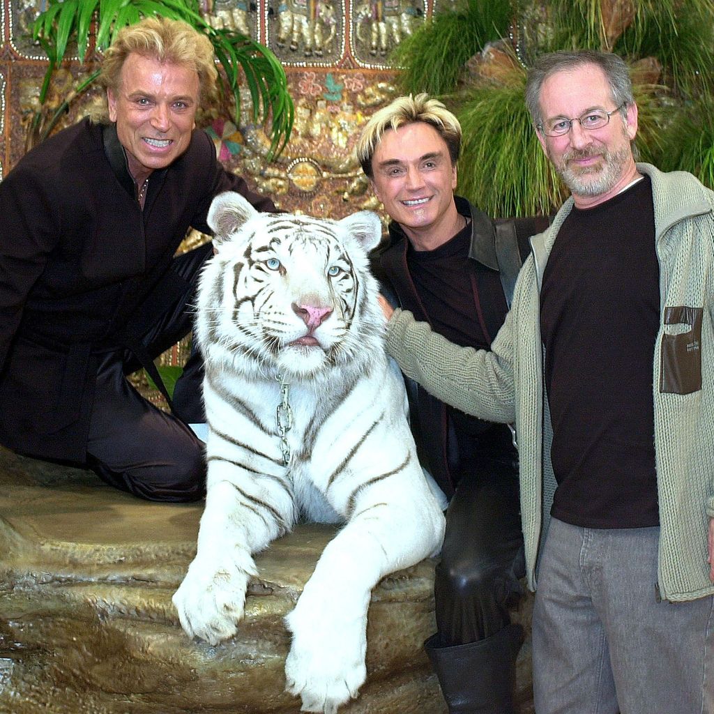 Steven Spielberg und Siegfried und Roy