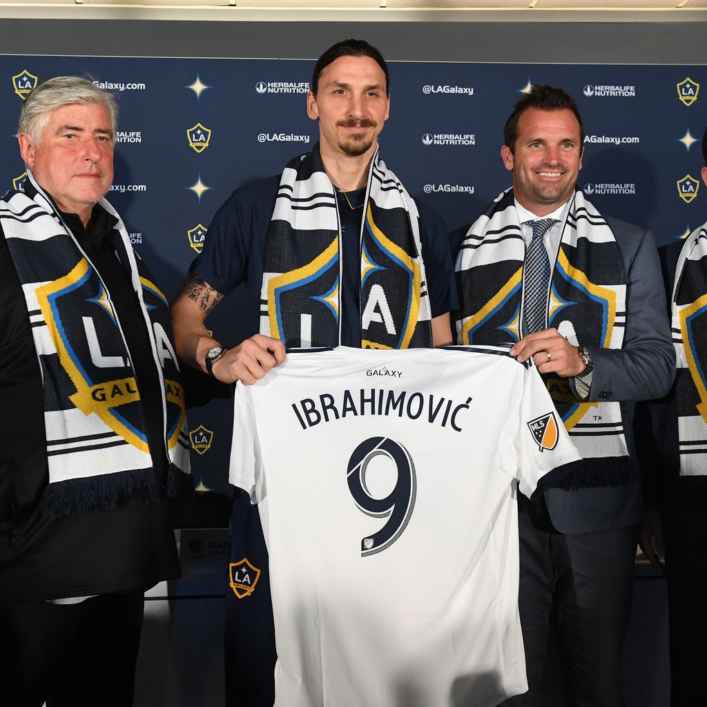 Sigi Schmid und Zlatan Ibrahimovic