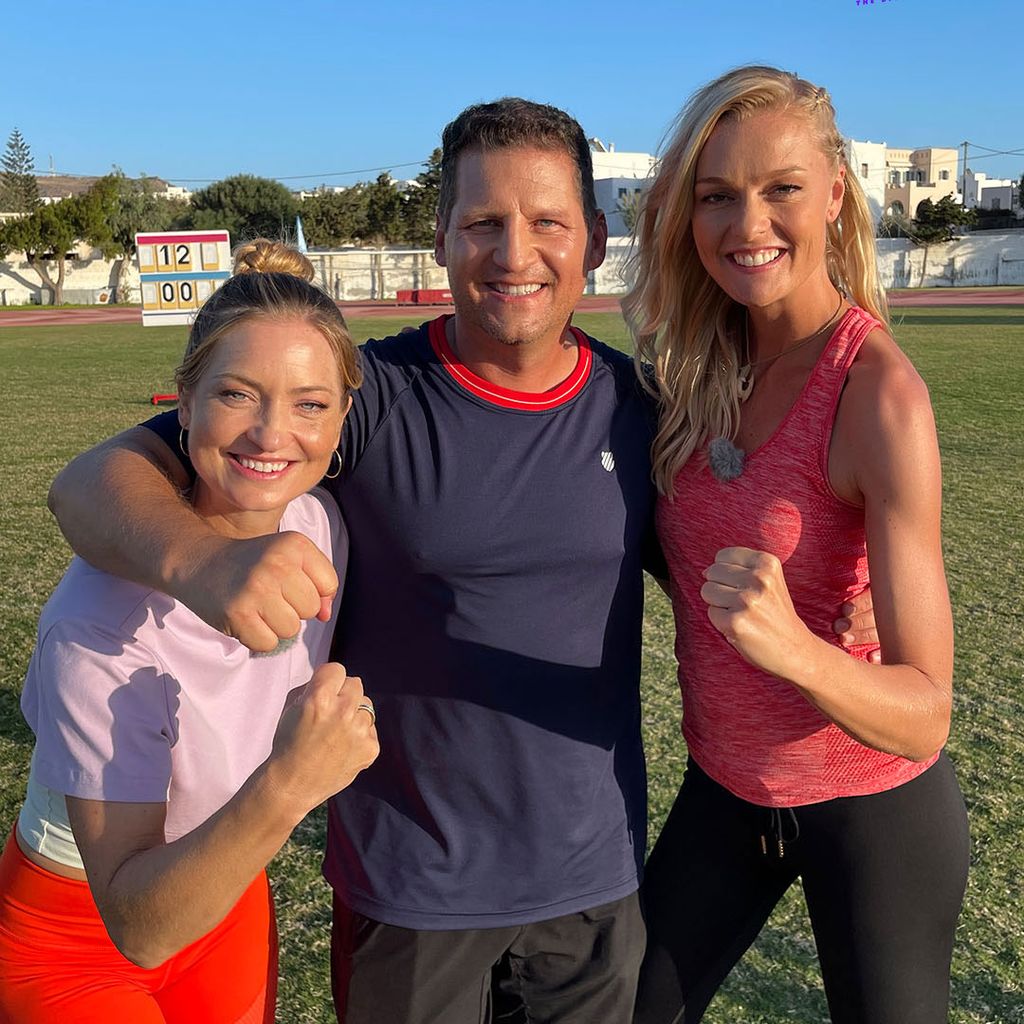 Sigrid Ilumaa, Ramin Abtin und Miriam Höller bei "Leben leicht gemacht – The Biggest Loser"