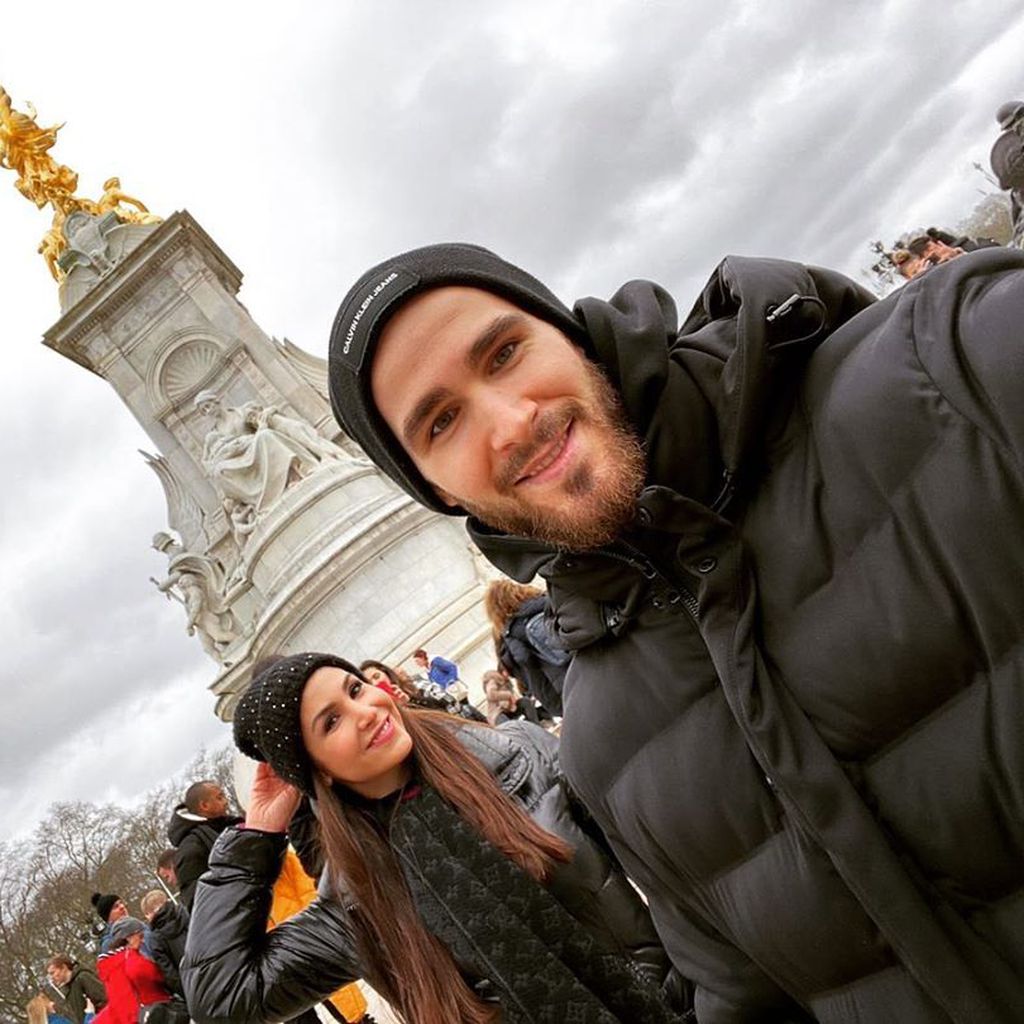 Sila Sahin mit ihrem Mann Samuel, Februar 2020