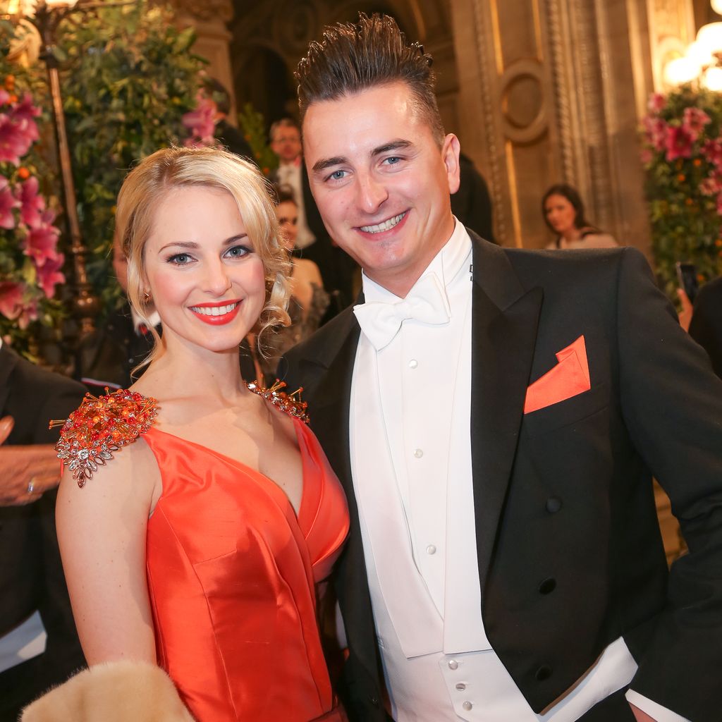 Silvia Schneider und Andreas Gabalier im Februar 2015