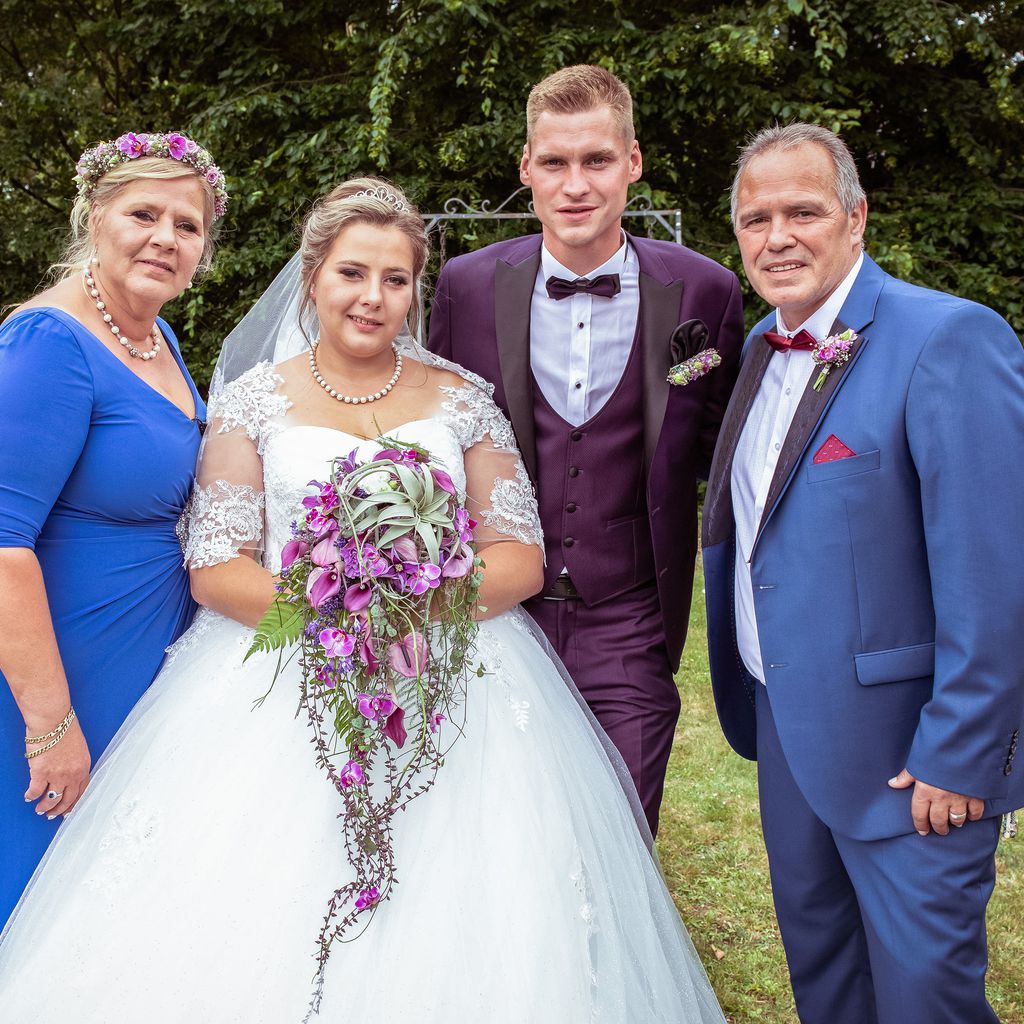 Silvia, Sarafina und Peter Wollny mit Harald