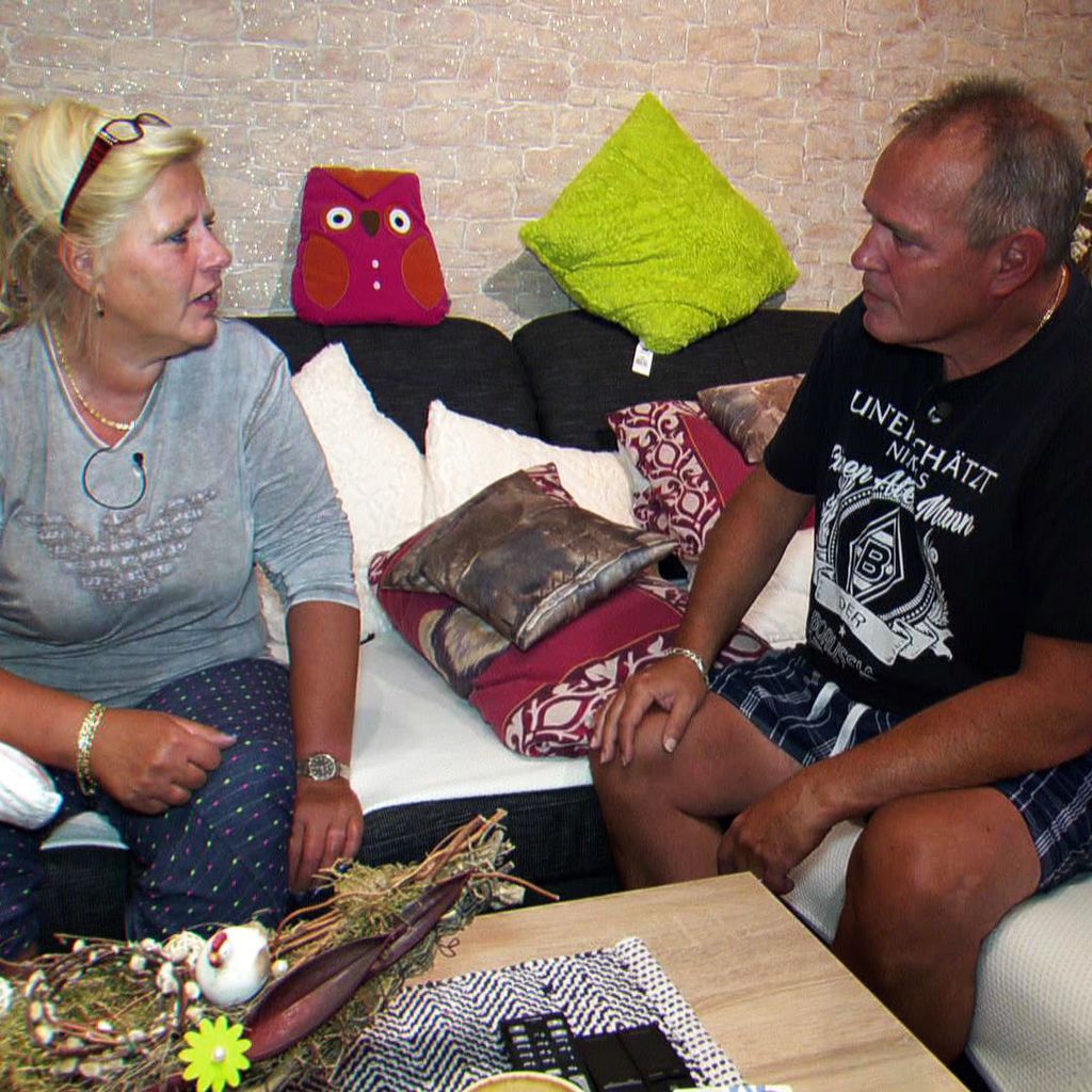 Silvia Wollny und Harald Elsenbast in "Die Wollnys - Eine schrecklich große Familie"