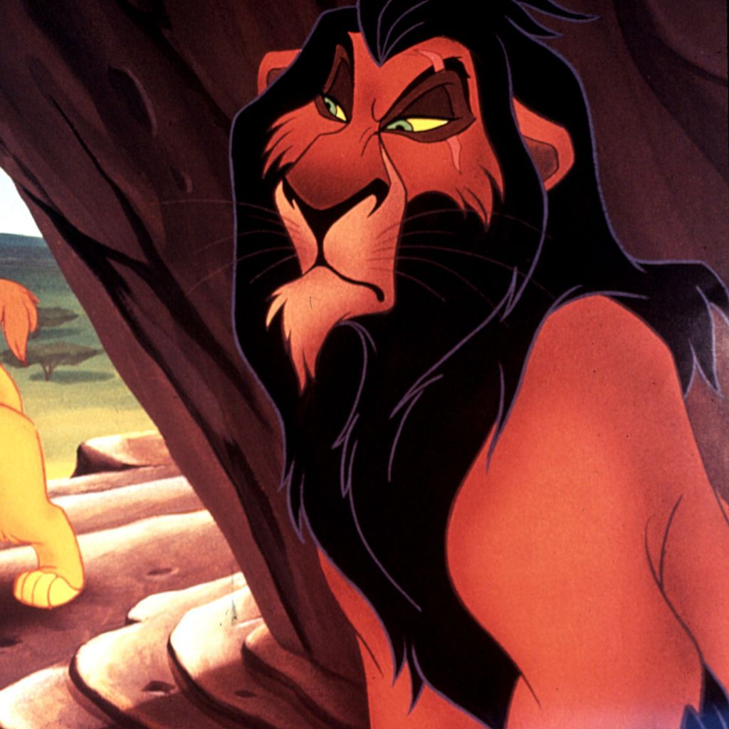 Simba und Scar aus "Der König der Löwen"