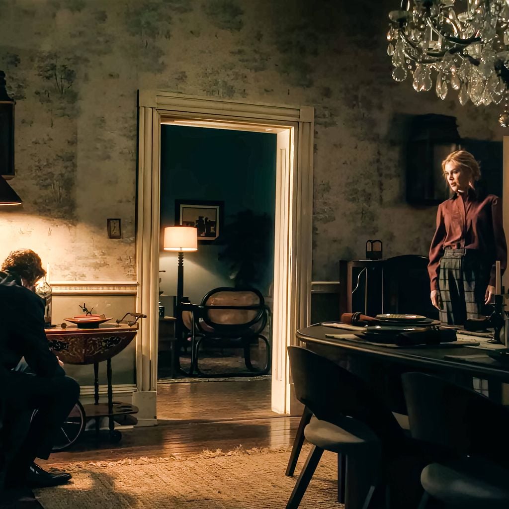 Simon Baker und Nicole Kidman in einer Szene aus der neuen Serie "Scarpetta" (Amazon Prime Video, 2026)