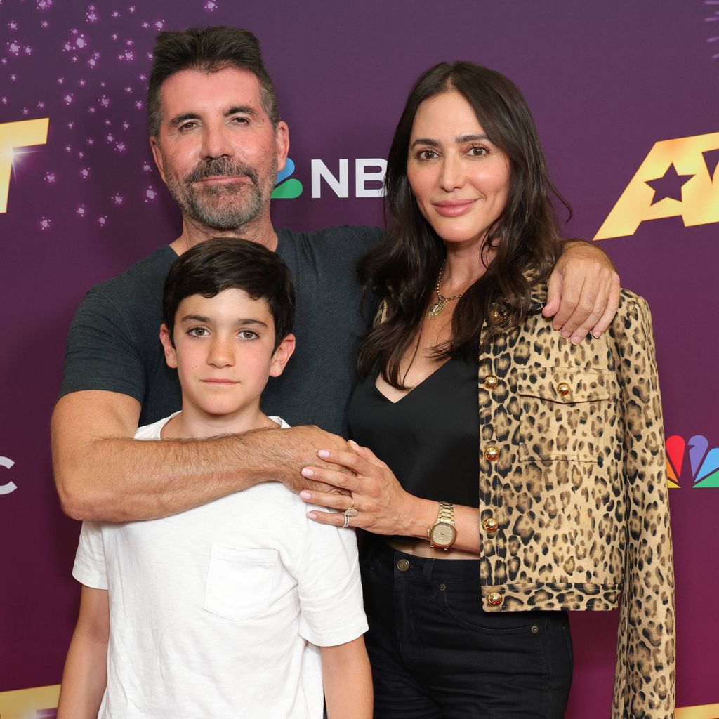 Simon Cowell, Eric Cowell und Lauren Silverman, 2024