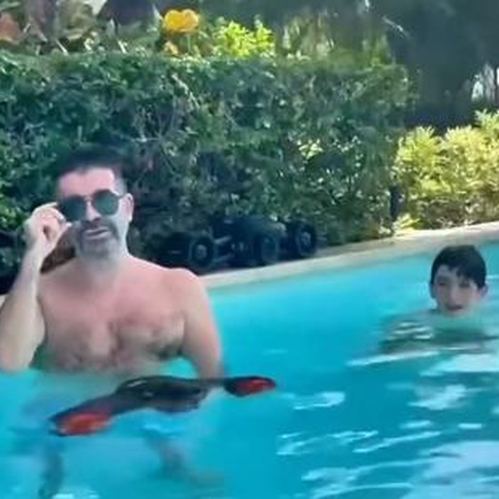 Simon Cowell und sein Sohn Eric, 2024