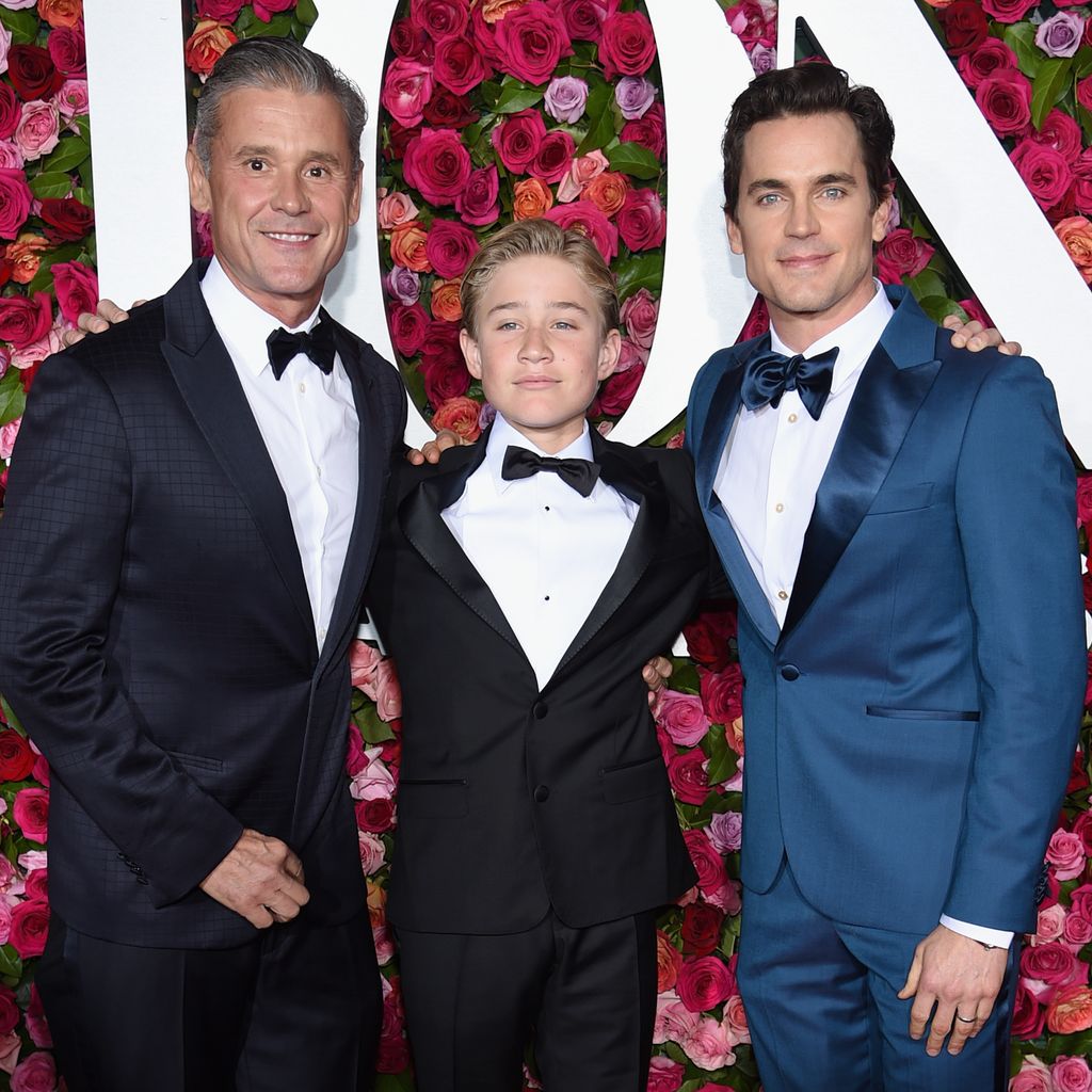 Simon Halls und Matt Bomer  mit ihren Sohn Kit bei den 72. Tony Awards 2018