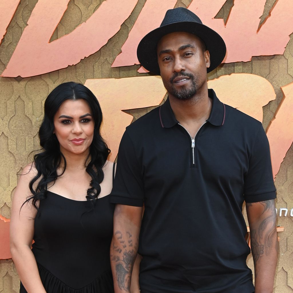Simon Webbe mit seiner Frau Ayshen Webbe