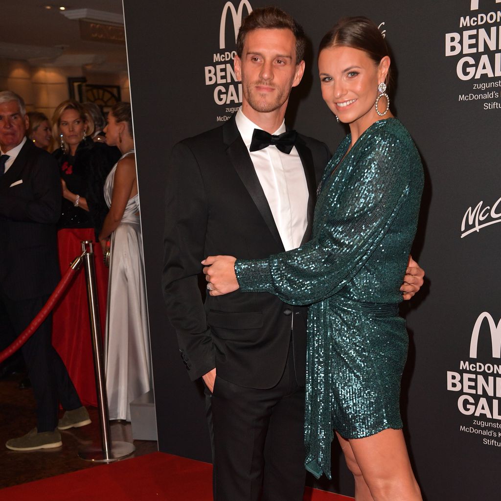 Simon Zoller und Laura Wontorra bei der McDonald's Benefiz Gala im November 2019