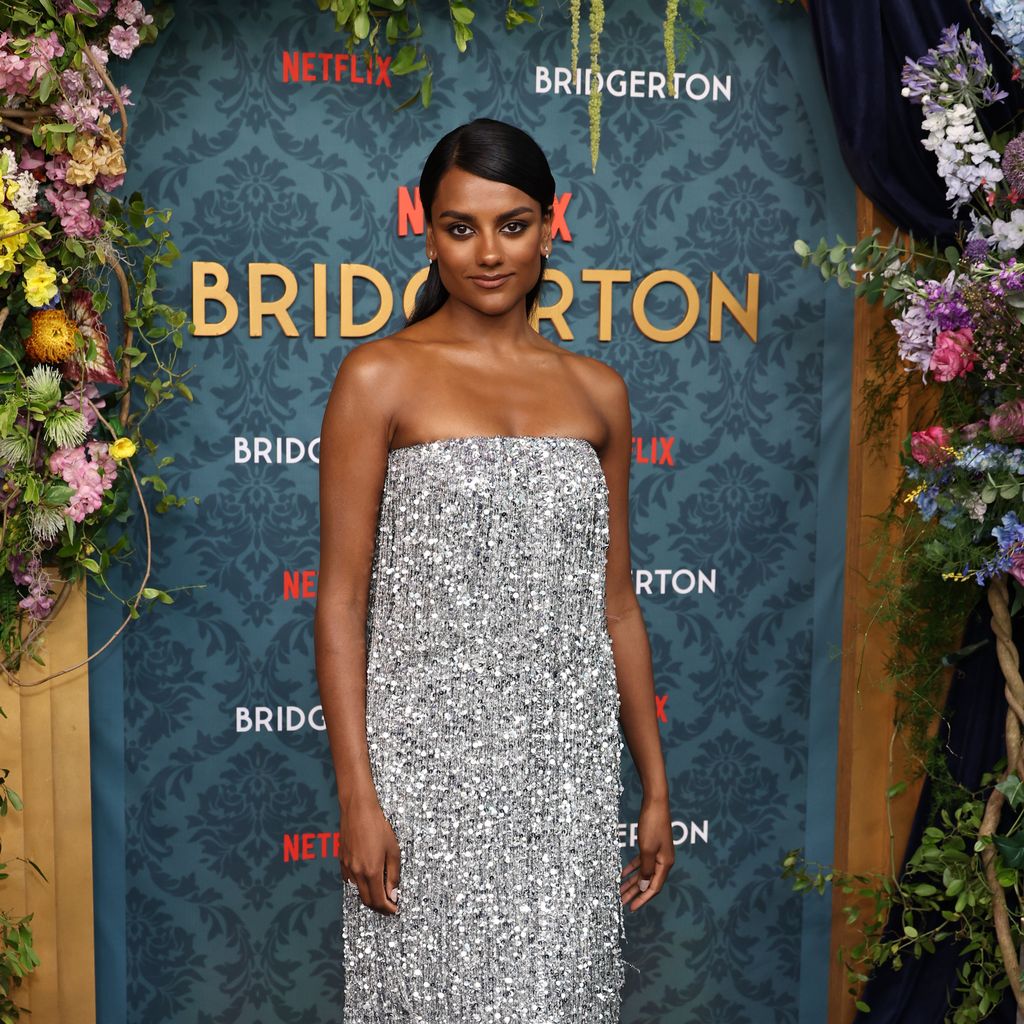 Simone Ashley bei der Premiere von "Bridgerton" 2024