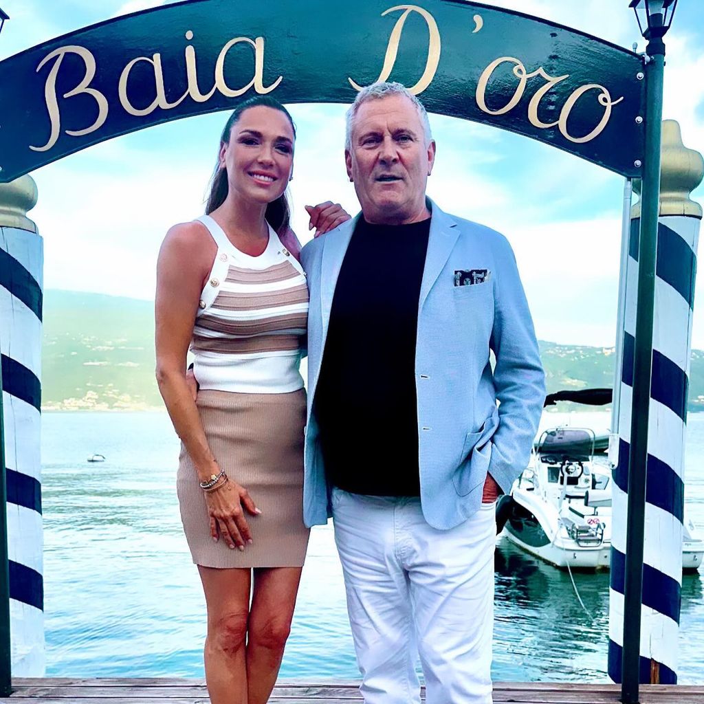 Simone Ballack mit einem anderen Mann am Gardasee 2024