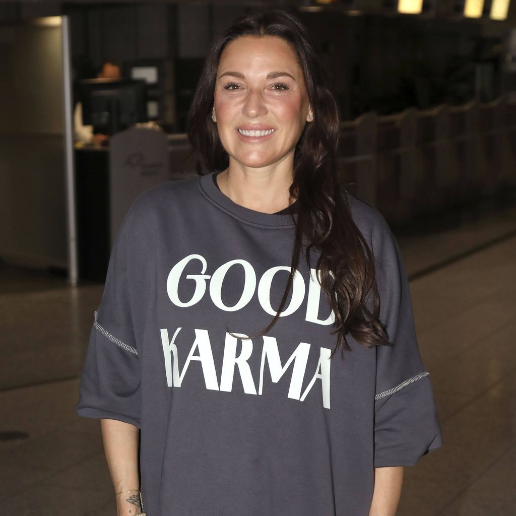 Simone Ballack vor dem Abflug nach Australien, Frankfurt 2026