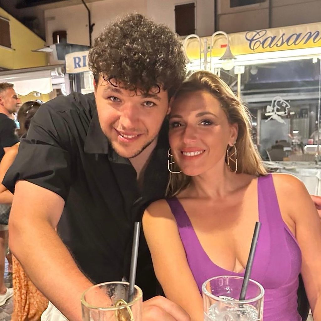 Simone Ballack und ihr Sohn Louis
