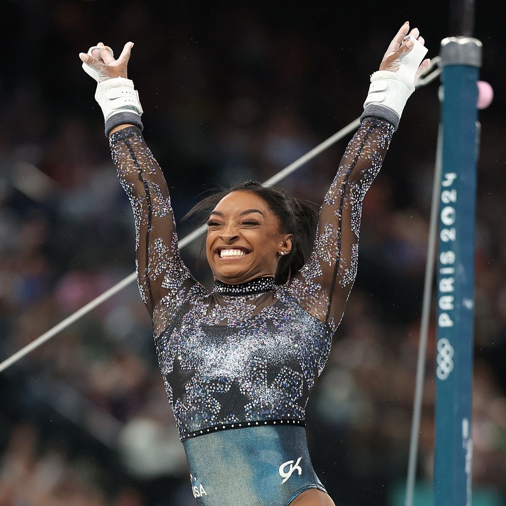 Simone Biles bei den Olympischen Spielen in Paris 2024