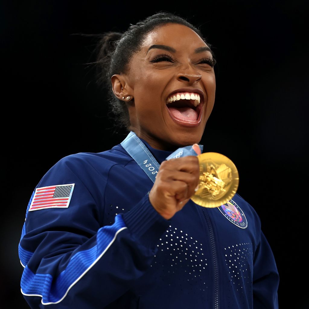 Simone Biles bei den Olympischen Spielen in Paris 2024