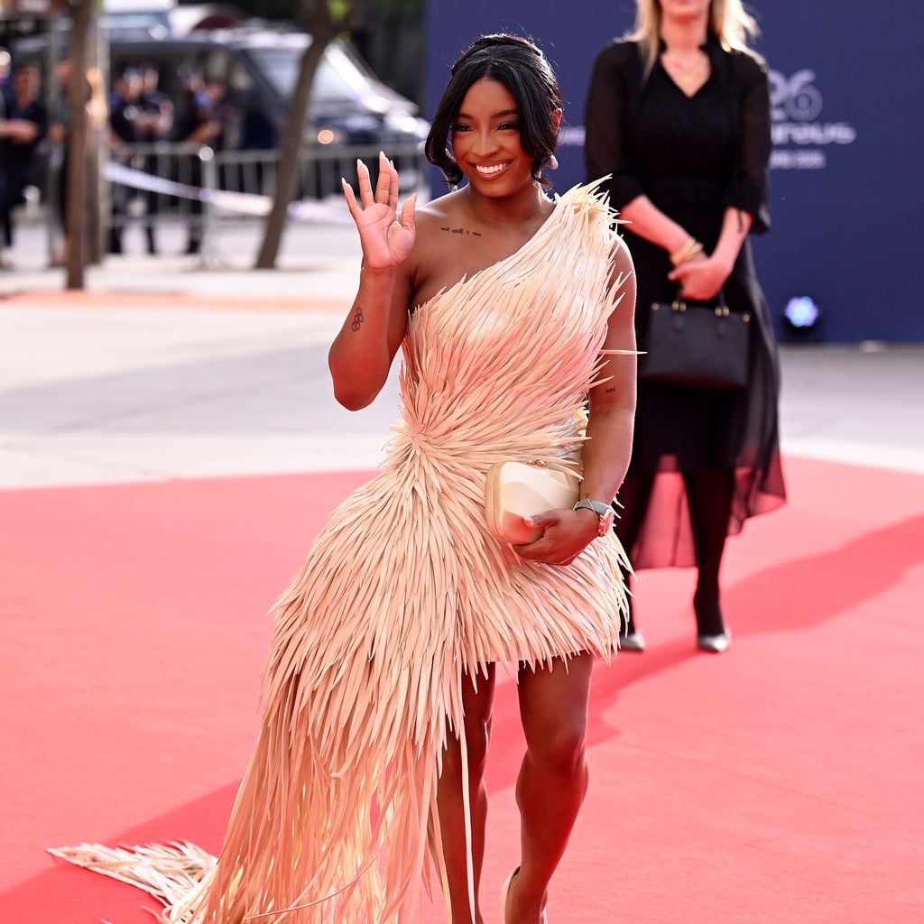 Simone Biles bei den Laureus World Sports Awards 2026 in Madrid