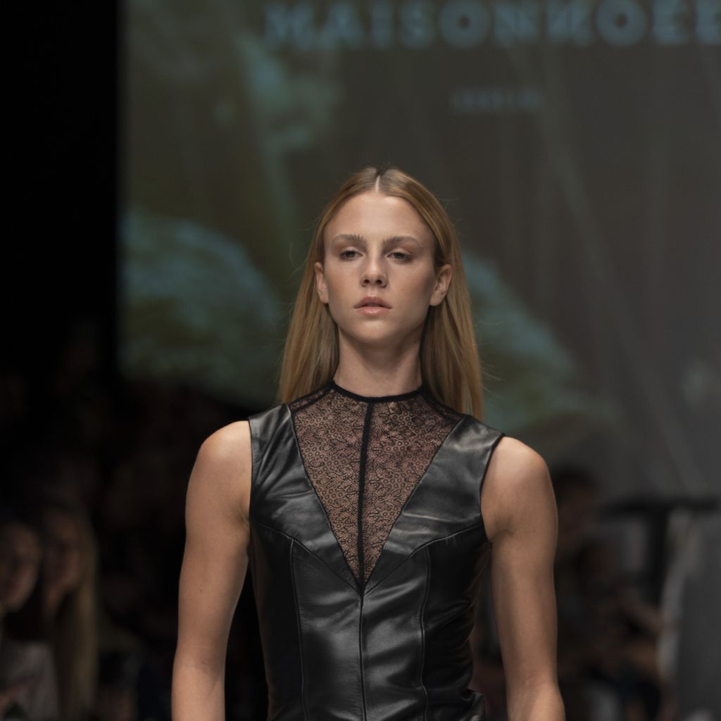 Simone Kowalski im Juli 2019 auf der Fashion Week in Berlin