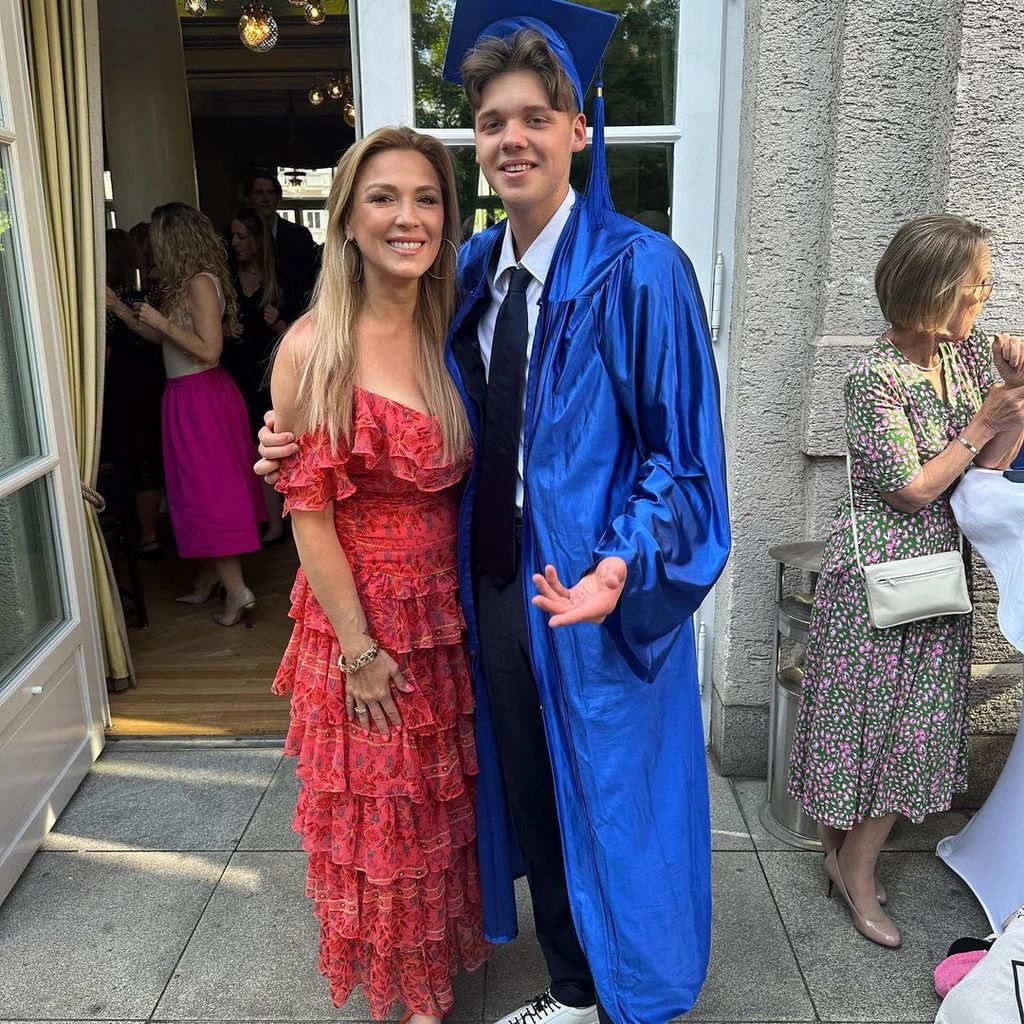 Simone Mecky-Ballack mit ihrem Sohn Jordi