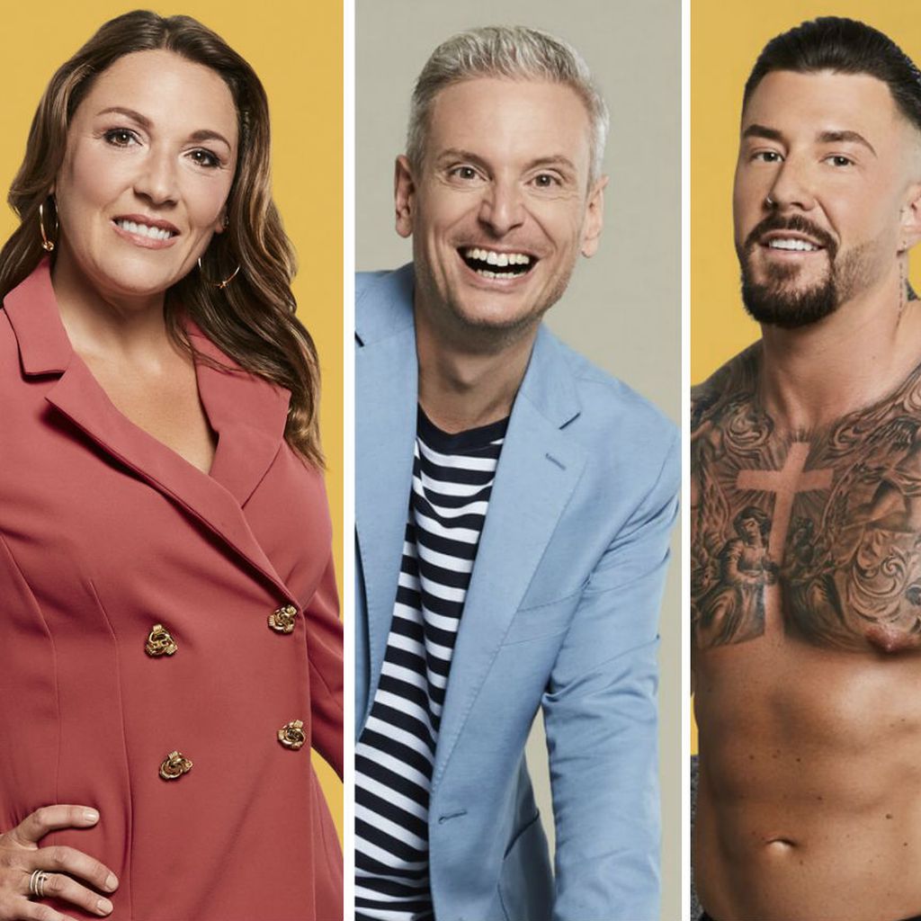 Simone Mecky-Ballack, Sascha Heyna und Mischa Mayer, "Promi Big Brother"-Bewohner