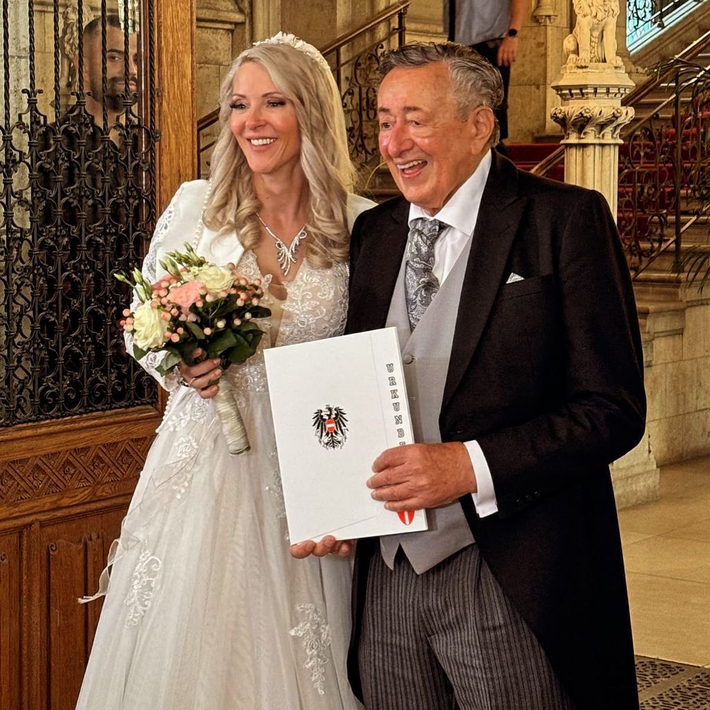 Simone Reiländer und Richard Lugner