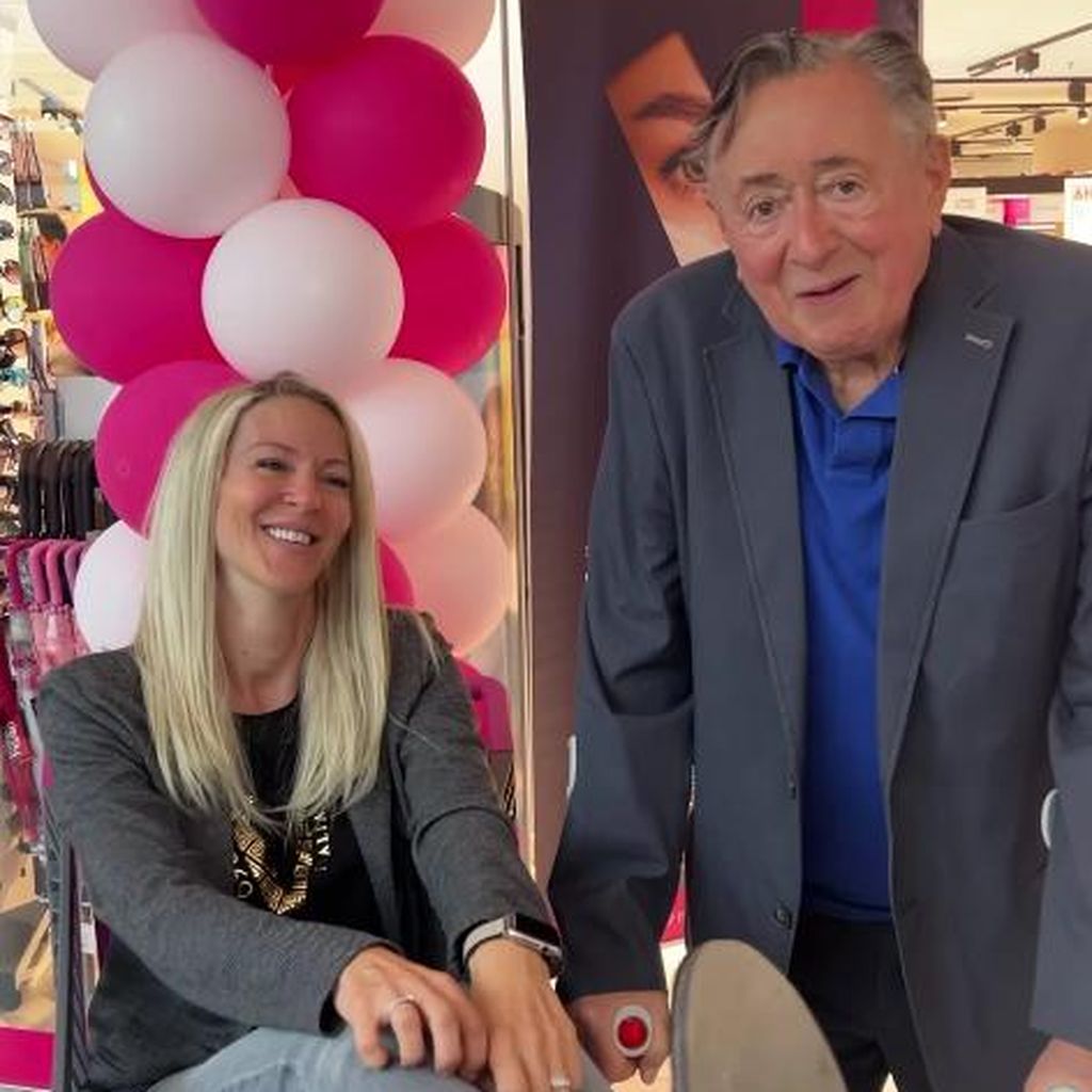 Simone Reiländer und Richard Lugner im August 2024