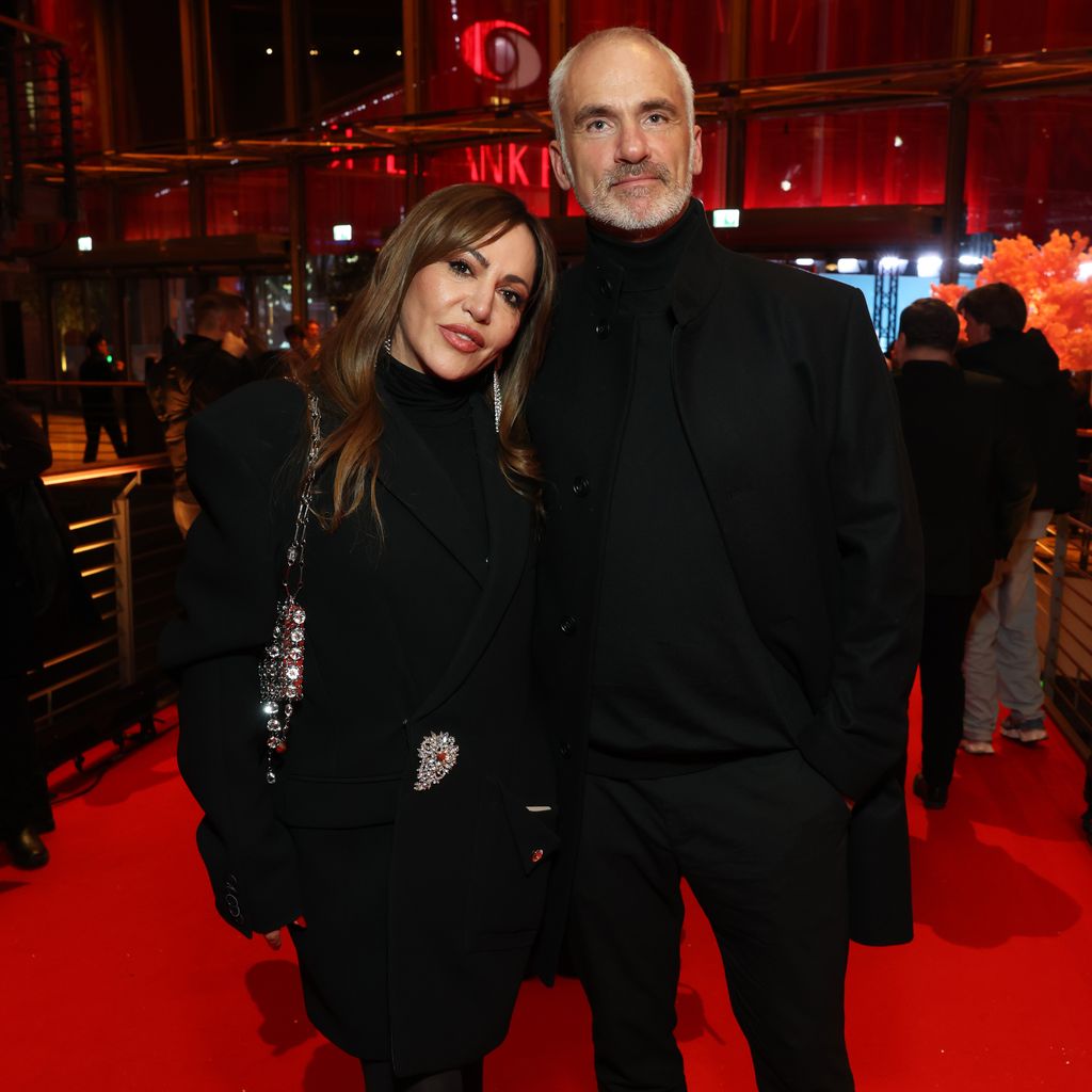 Simone Thomalla und ihr Partner René in Berlin, November 2025