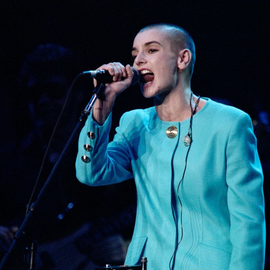 Sinéad O'Connor bei einem All-Star-Tribut für Bob Dylan im Madison Square Garden im Oktober 1992