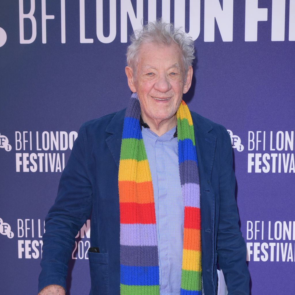 Sir Ian McKellen bei der Vorführung von "The Choral" beim 69. BFI London Film Festival in der Royal Festival Hall