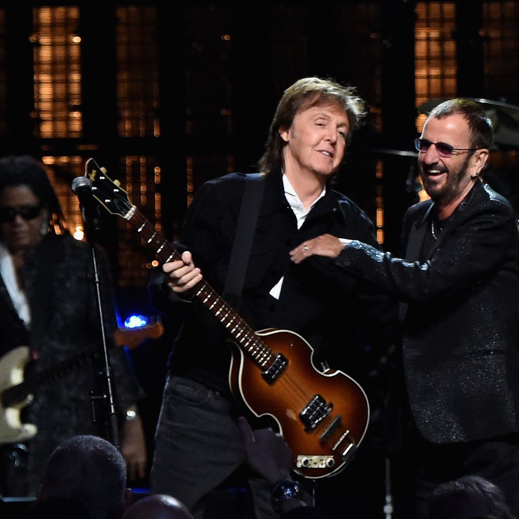 Paul McCartney und Ringo Starr bei der Rock and Roll Hall of Fame Induction Ceremony 2015 in Cleveland
