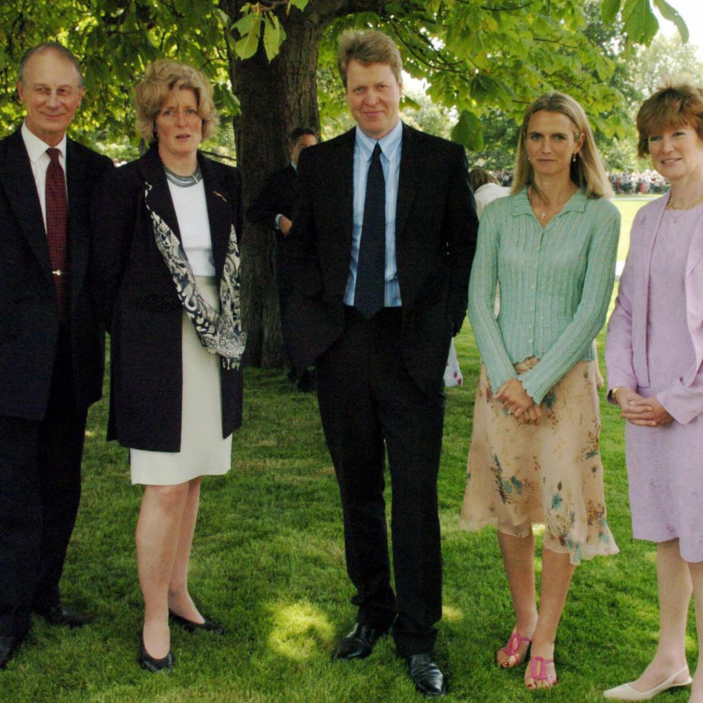 Sir William Fellowes, Lady Jane Fellowes, Charles Spencer, Lady Spencer, Lady Sarah McCorquodale