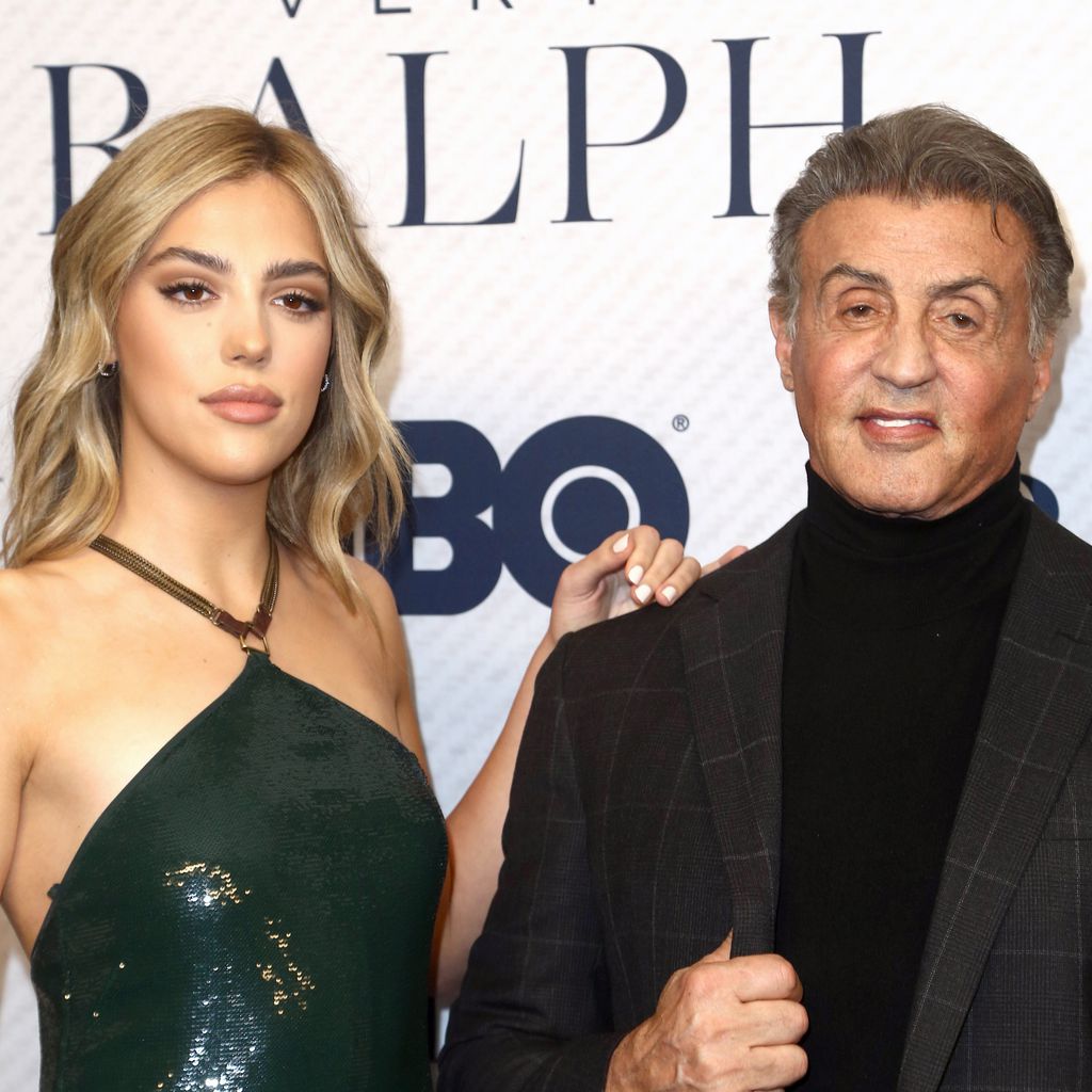 Sistine Rose und ihr Vater Sylvester Stallone im November 2019 in Beverly Hills