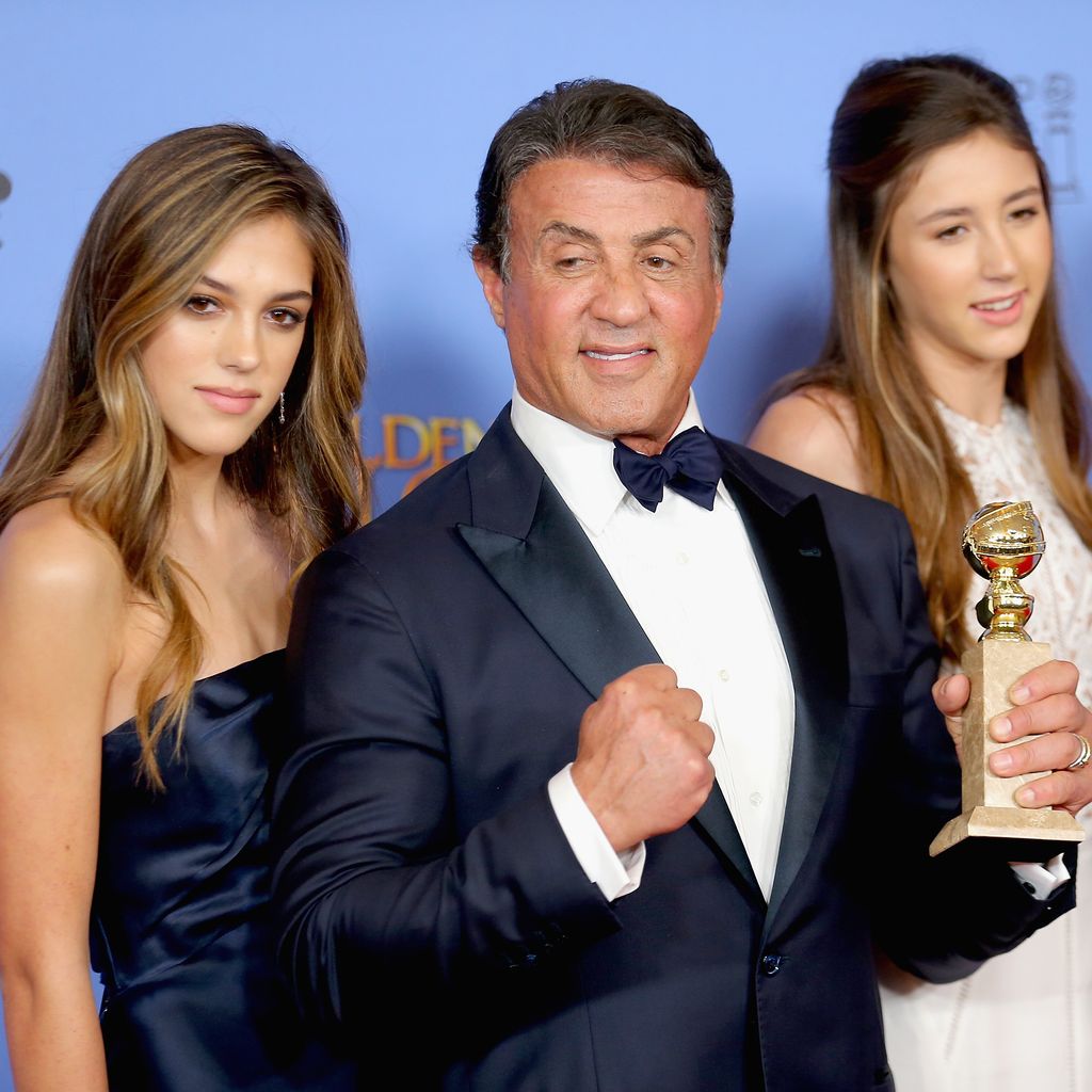 Sistine Stallone, Sylvester Stallone, Scarlet Stallone und Sophia Stallone