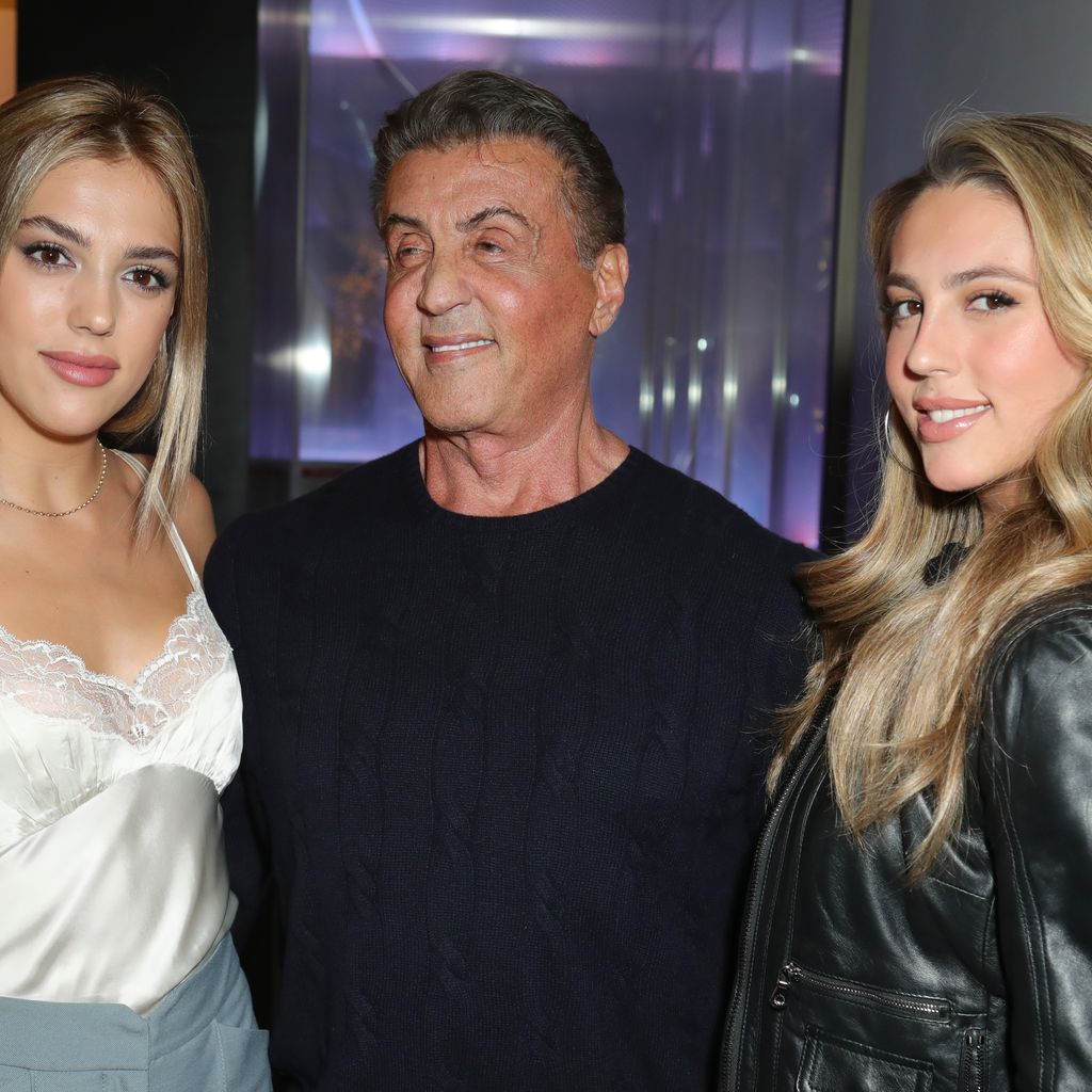 Sistine, Sylvester und Sophia Stallone im Jahr 2019 in Beverly Hills