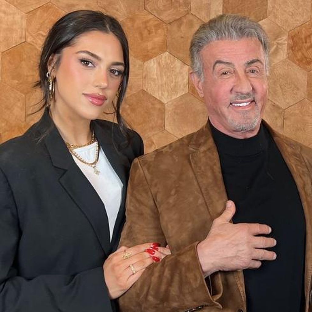 Sistine und Sylvester Stallone