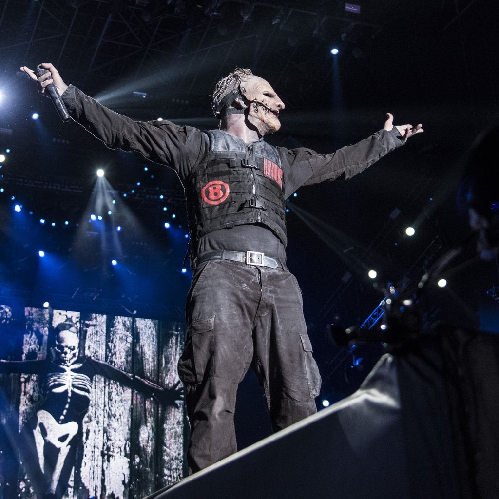 Slipknot bei einem Auftritt im September 2015