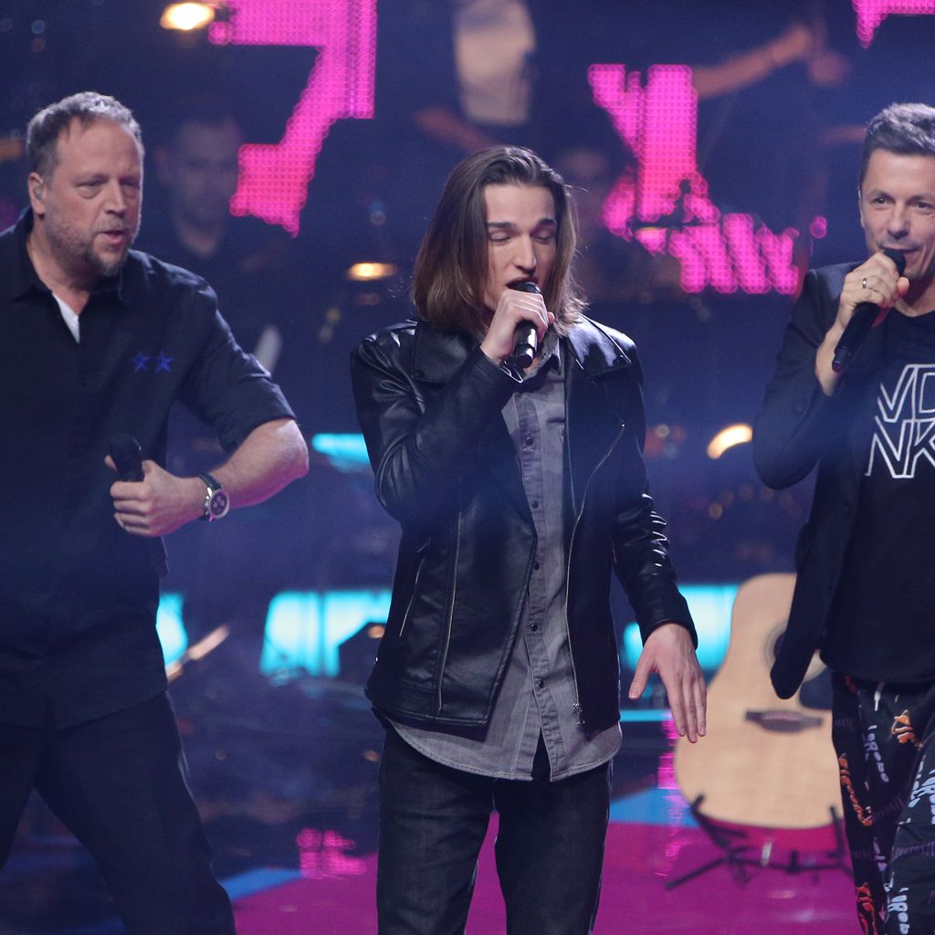 Smudo, Eros Atomus Isler und Michi Beck beim "The Voice of Germany"-Finale 2018